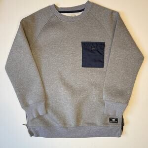 Zara Boys Gray Zippered Sweatshirt Kids size 9-10